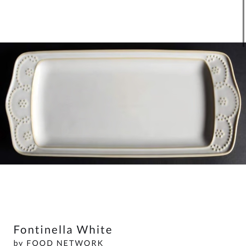 Food Network Fontinella 13 inch Serving Platter